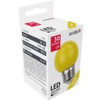 Avide Dekor LED Izzó G45, 1W, E27 foglalat, 30 lm, sárga