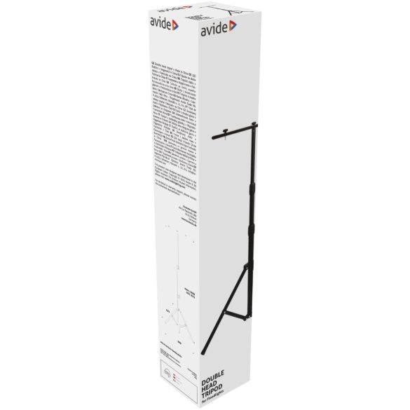 Avide Reflektor Állvány 2 Lámpához, 1,6 m