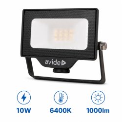   Avide Gyorscsatlakozós LED Reflektor 10W, 1000 lm, 6400K Hideg Fehér, IP44