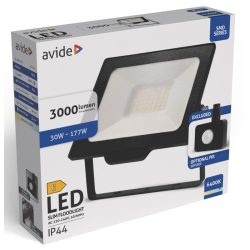 Avide LED Reflektor 30W, 3000 lm, 6400K Hideg Fehér, IP44