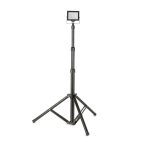   Avide Tripodos LED Munkalámpa 1 Fejjel, 30W, 3000 lm, 6400K Hideg Fehér, Opcionális PIR, IP65