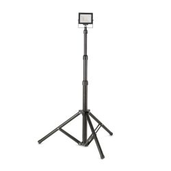  Avide Tripodos LED Munkalámpa 1 Fejjel, 30W, 3000 lm, 6400K Hideg Fehér, Opcionális PIR, IP65