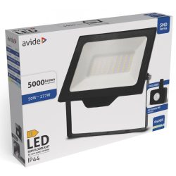   Avide Gyorscsatlakozós LED Reflektor 50W, 5000 lm, 6400K Hideg Fehér, IP44