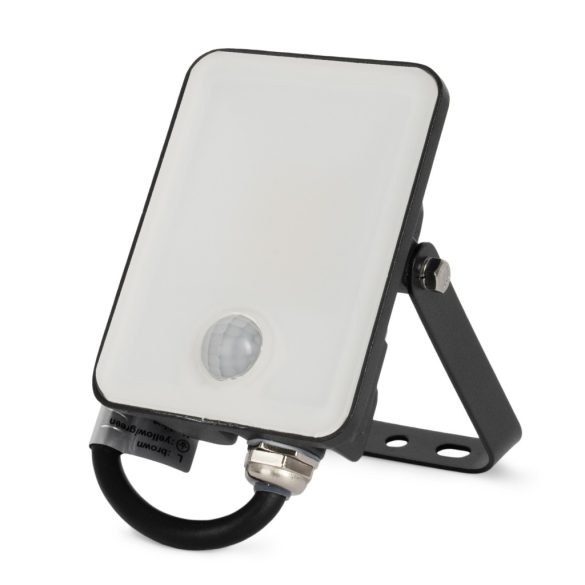 Avide Mozgásérzékelős Keret Nélküli LED Reflektor 10W, 900 lm, 4000K Természetes Fehér, IP65