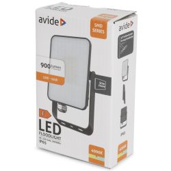   Avide Keret Nélküli LED Reflektor 10W, 900 lm, 4000K Természetes Fehér, IP65