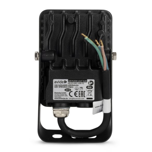 Avide Keret Nélküli LED Reflektor 10W, 900 lm, 4000K Természetes Fehér, IP65