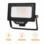   Avide Gyorscsatlakozós LED Reflektor 10W, 1000 lm, 4000K Természetes Fehér, IP44