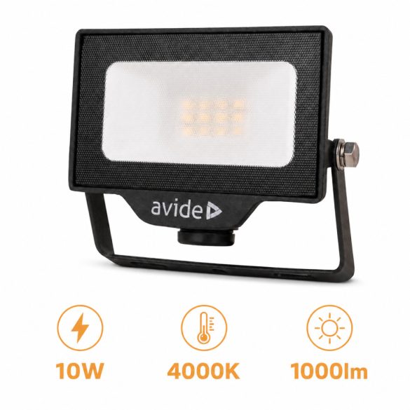 Avide Gyorscsatlakozós LED Reflektor 10W, 1000 lm, 4000K Természetes Fehér, IP44