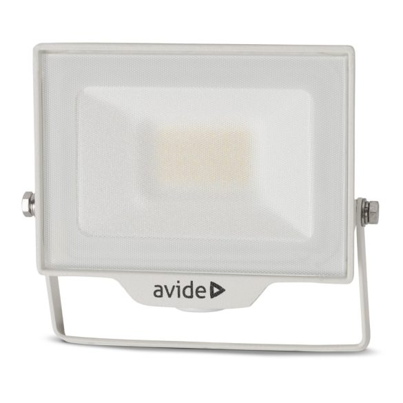 Avide LED Reflektor 20W, 2000 lm, 4000K Természetes Fehér, Fehér Ház, IP44