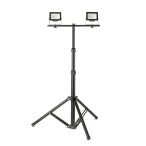   Avide Tripodos LED Munkalámpa 2 Fejjel, 2x20W, 4000 lm, 4000K Természetes Fehér, IP65