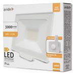   Avide LED Reflektor 30W, 3000 lm, 4000K Természetes Fehér, Fehér Ház, IP44