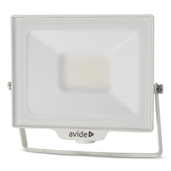 Avide LED Reflektor 30W, 3000 lm, 4000K Természetes Fehér, Fehér Ház, IP44