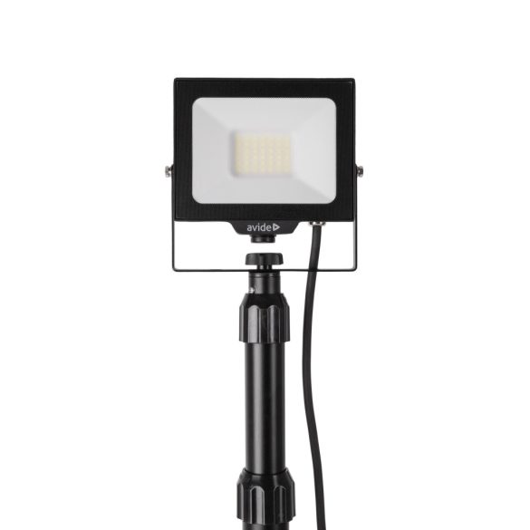 Avide Tripodos LED Munkalámpa 1 Fejjel, 30W, 3000 lm, 4000K Természetes Fehér, IP65
