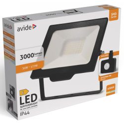   Avide Gyorscsatlakozós LED Reflektor 30W, 3000 lm, 4000K Természetes Fehér, IP44