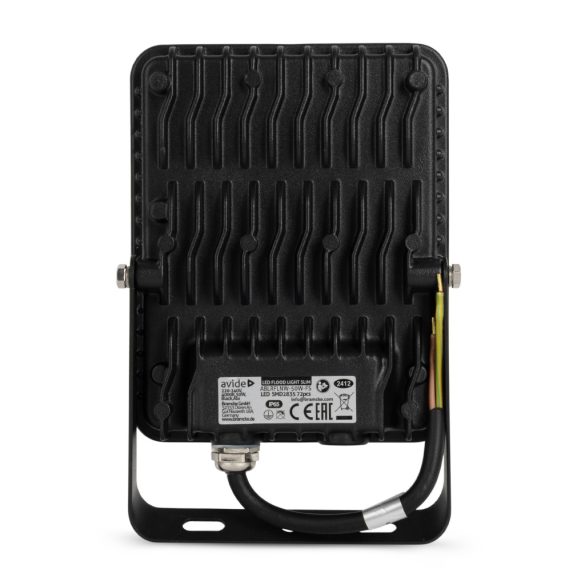 Avide Keret Nélküli LED Reflektor 50W, 4500 lm, 4000K Természetes Fehér, IP65