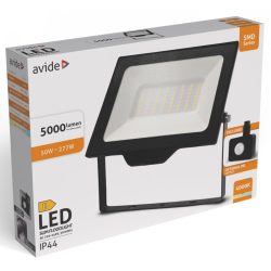   Avide Gyorscsatlakozós LED Reflektor 50W, 5000 lm, 4000K Természetes Fehér, IP44