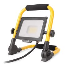  Avide Reflektoros LED Munkalámpa 30W, 3000 lm, 6400K Hideg Fehér, 1,5 m Állvánnyal, IP65