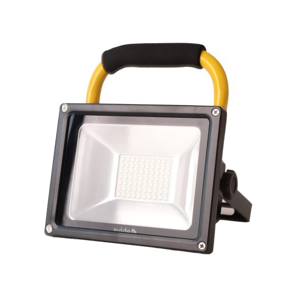 Avide Akkumulátoros LED Reflektor 20W, 1600 lm, 6000K Hideg Fehér, IP65, USB kábellel