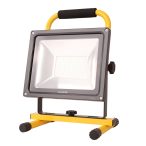   Avide Akkumulátoros LED Reflektor 30W, 2100 lm, 4000K Természetes Fehér, IP65, USB kábellel