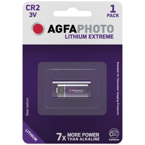 AgfaPhoto CR2 3V-os Lítium fotóelem 1 db-os