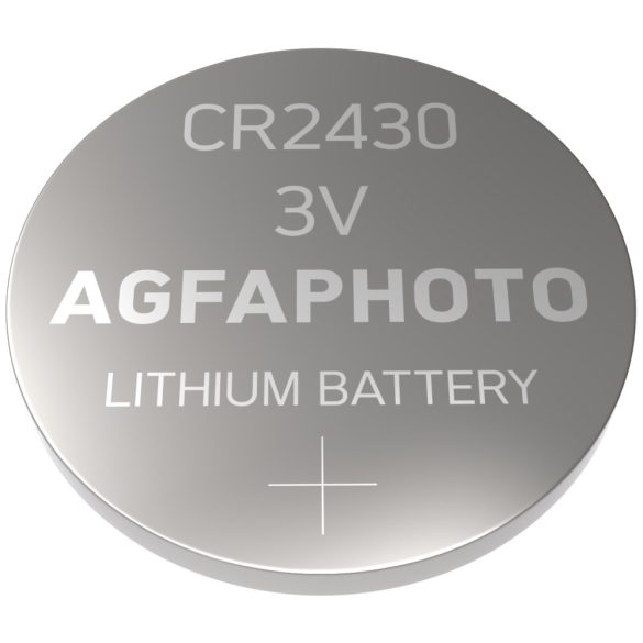 AgfaPhoto CR2430 3V-os Lítium gombelem 5 db-os