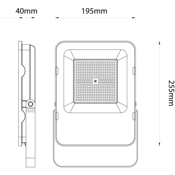 Avide Ipari LED Reflektor 100W, 16000 lm, 4000K Természetes Fehér, IP65