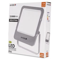   Avide Ipari LED Reflektor 200W, 32000 lm, 4000K Természetes Fehér, IP65
