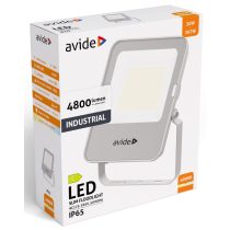   Avide Ipari LED Reflektor 30W, 4800 lm, 4000K Természetes Fehér, IP65