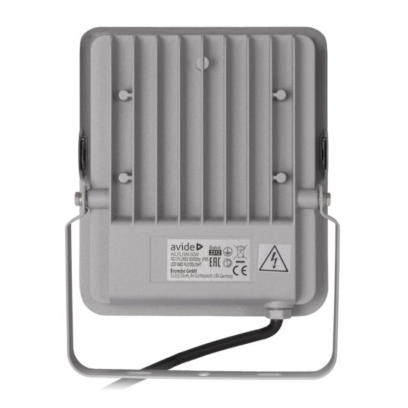 Avide Ipari LED Reflektor 50W, 8000 lm, 4000K Természetes Fehér, IP65