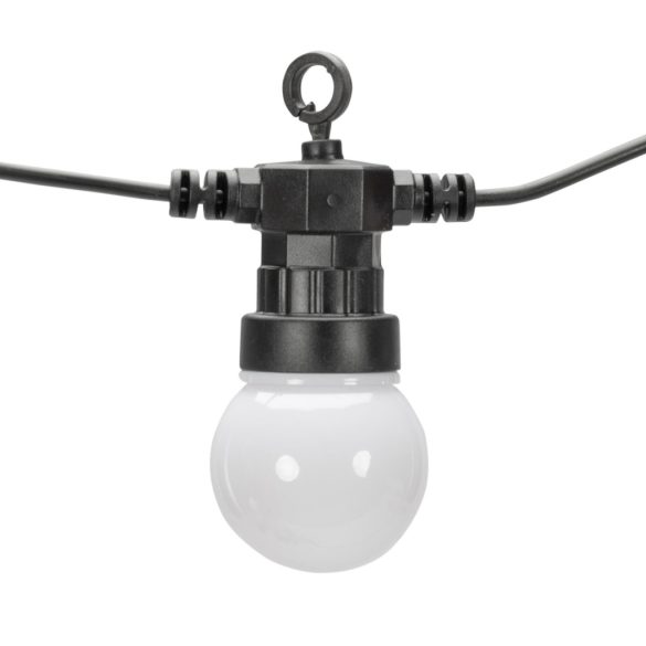 Avide Kültéri Fényfüzér 5m, színváltós RGB LED, sorolható, távirányítóval, IP44