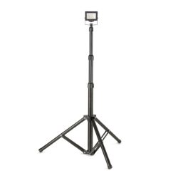   Avide Tripodos LED Munkalámpa 1 Fejjel, 20W, 2000 lm, 6400K Hideg Fehér, Opcionális PIR, IP65