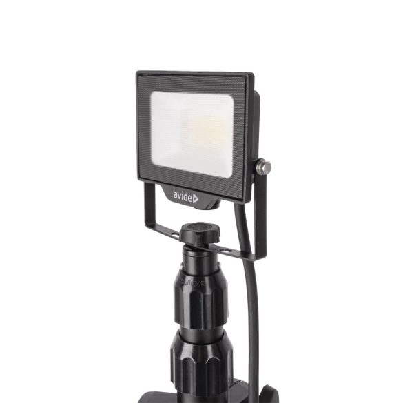 Avide Tripodos LED Munkalámpa 1 Fejjel, 20W, 2000 lm, 4000K Természetes Fehér, IP65