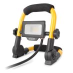   Avide Reflektoros LED Munkalámpa 10W, 1000 lm, 4000K Természetes Fehér, 1,5 m Állvánnyal, IP65