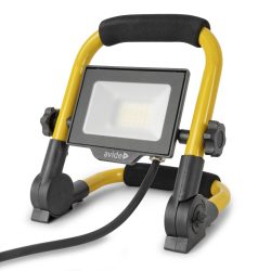   Avide Reflektoros LED Munkalámpa 20W, 2000 lm, 4000K Természetes Fehér, 1,5 m Állvánnyal, IP65