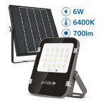   Avide Napelemes LED Reflektor 6W, 700 lm, 6400K (hideg fehér), IP65
