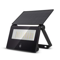   Avide Napelemes LED Reflektor 1300 lm, 4000K, PIR szenzorral, cserélhető akkumulátor, IP65