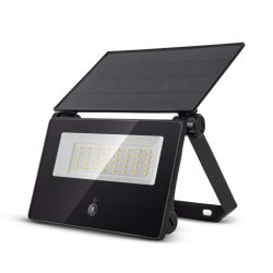   Avide Napelemes LED Reflektor 1300 lm, 4000K, PIR szenzorral, cserélhető akkumulátor, IP65