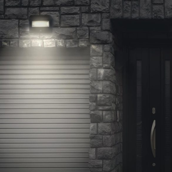 Avide Napelemes LED Reflektor 1300 lm, 4000K, PIR szenzorral, cserélhető akkumulátor, IP65