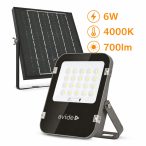   Avide Napelemes LED Reflektor 6W, 700 lm, 4000K (természetes fehér), IP65