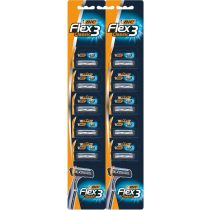 BIC Flex 3 Classic három pengés borotva leveles 10 db-os