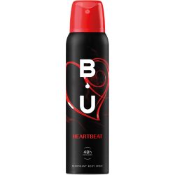 B.U. Heartbeat Női izzadásgátló spray 150 ml