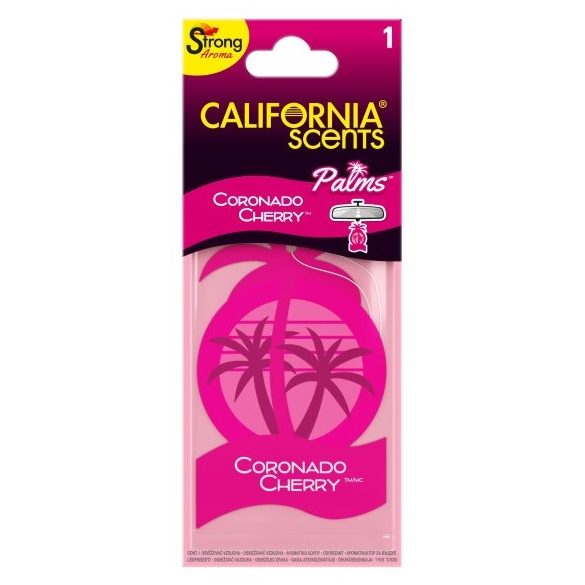 California Scents Palms, Coronado Cherry lapka autóillatosító, 7g