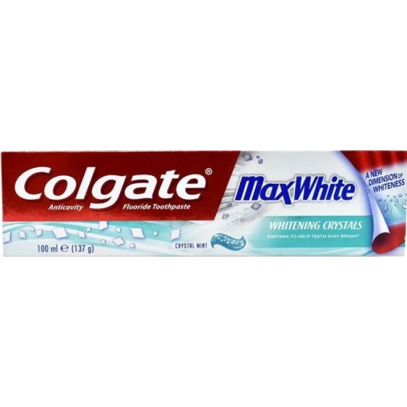 Colgate Max White Whitening Crystals fogkrém 100 ml 