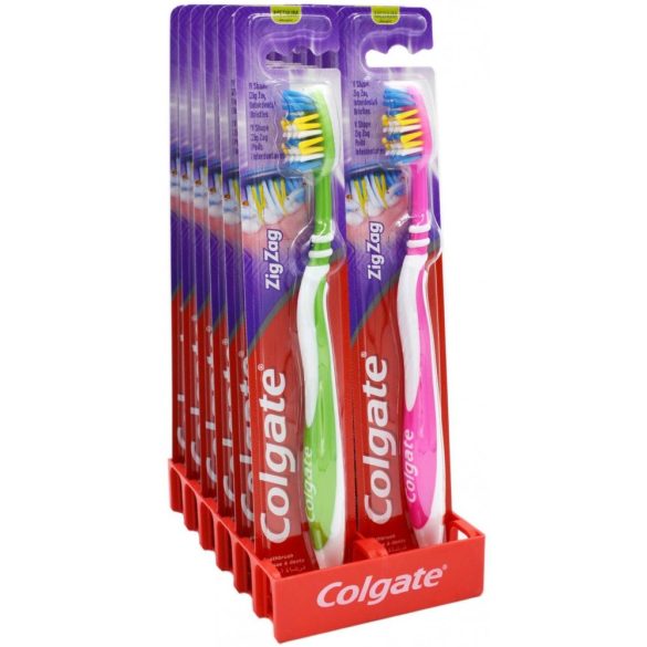 Colgate ZigZag közepes sörtéjű fogkefe