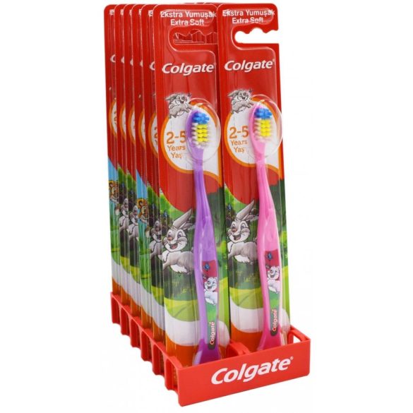 Colgate Kids Extra lágy sörtéjű gyerek fogkefe 2-5 éves korig