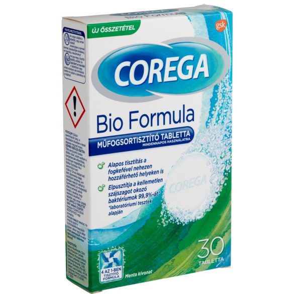 Corega Bio Formula műfogsórtisztító tabletta 30db-os