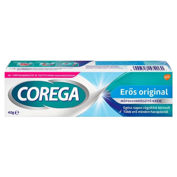 Corega Erős Original műfogsorrögzítő krém 40g