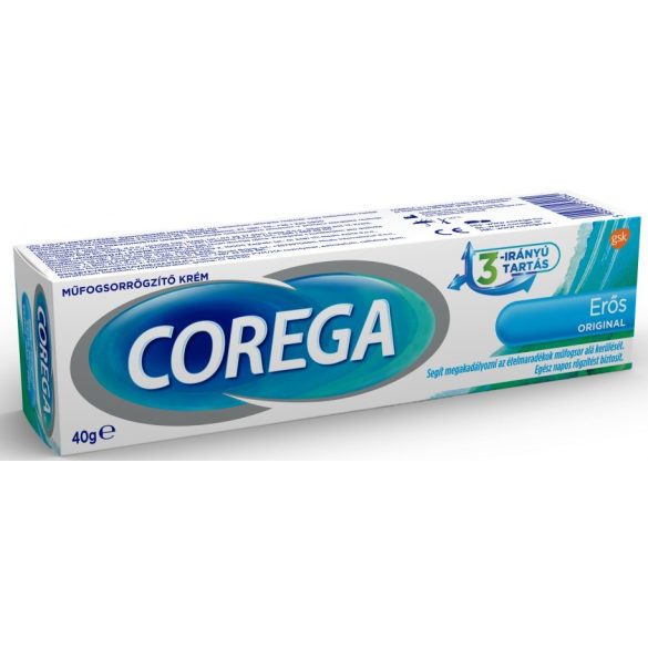 Corega Erős Original műfogsorrögzítő krém 40g