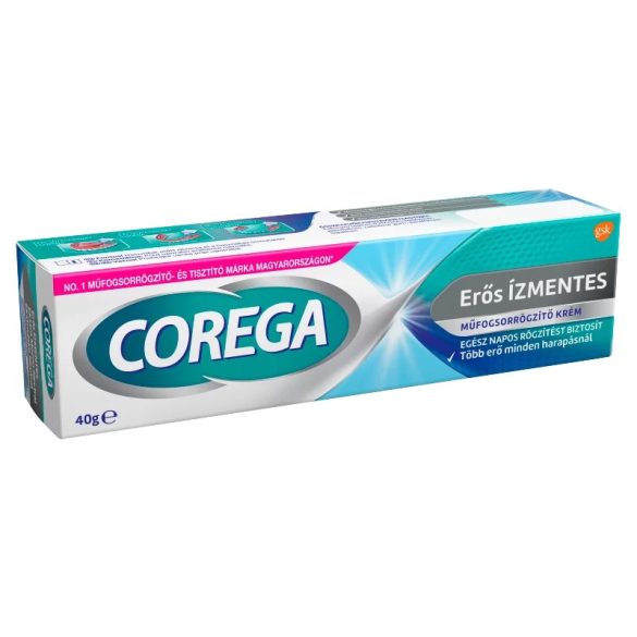 Corega Erős Ízmentes műfogsorrögzítő krém 40g