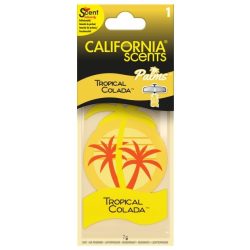   California Scents Palms, Tropical Colada lapka autóillatosító 7g